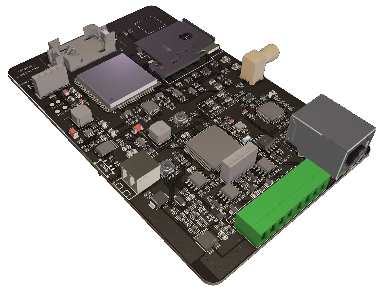 AXON ICM-GE — CAN-bus access master with on-board card database