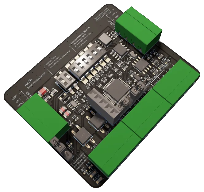 AXON Node — pamje anësore