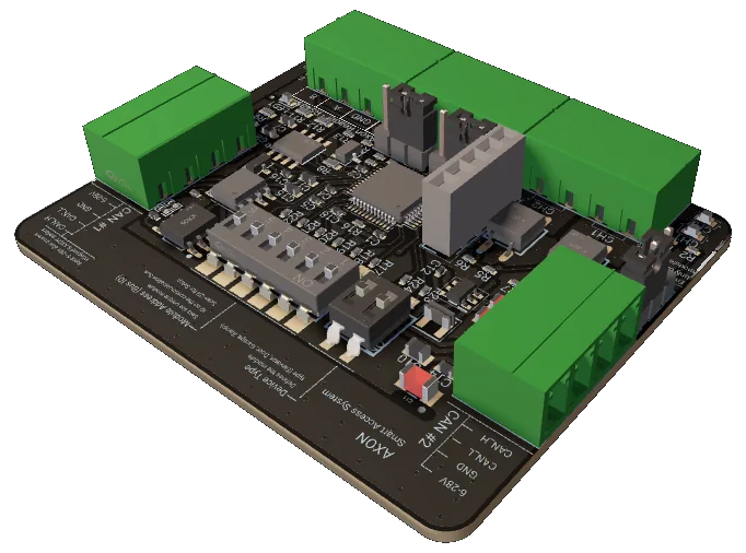 Axon Access Node — Floor Node on the Encrypted CAN Bus